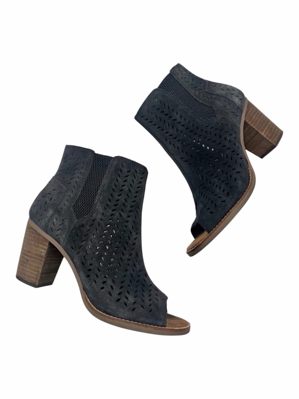 TOMS Majorca Peep-Toe Ankle Bootie